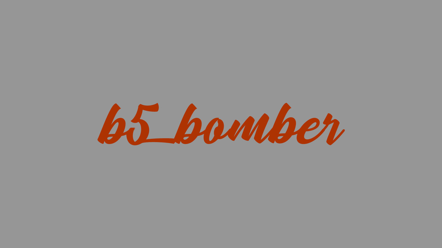 Sticker – b5_bomber