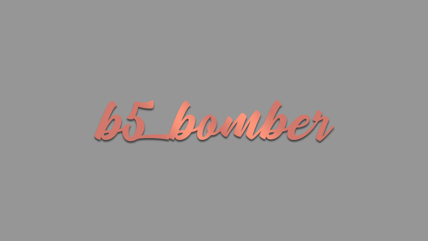 Sticker – b5_bomber