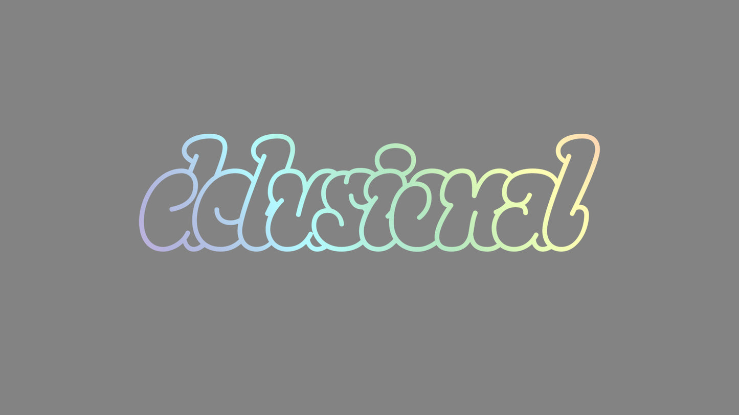 delusional bubble Sticker von b5_builds, delusional, Folie oilslick, Beispielfoto, Autoaufkleber, leicht anzubringen