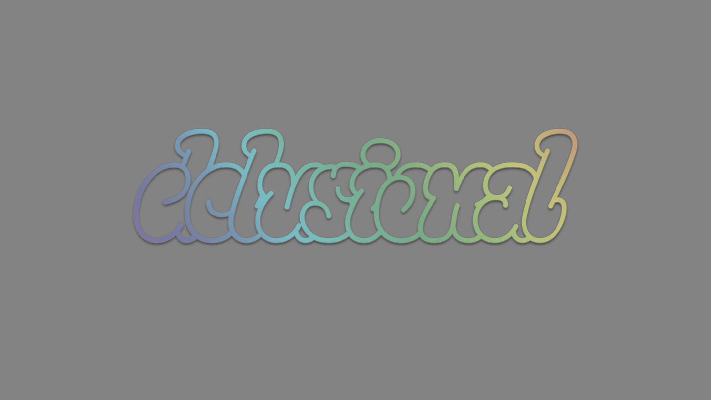 delusional bubble Sticker von b5_builds, delusional, Folie oilslick, Beispielfoto, Autoaufkleber, leicht anzubringen