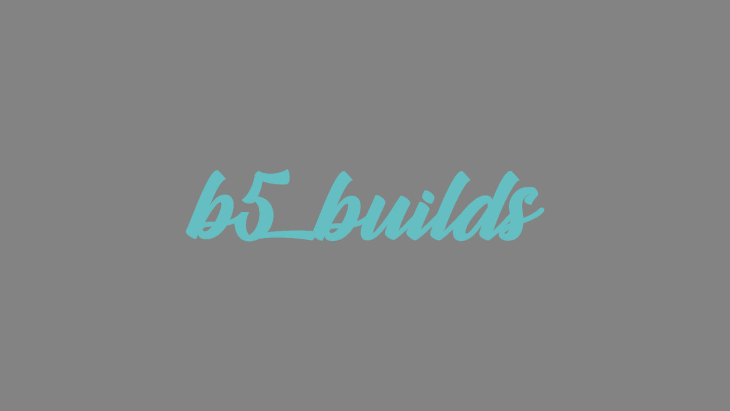 Stickers - b5_builds