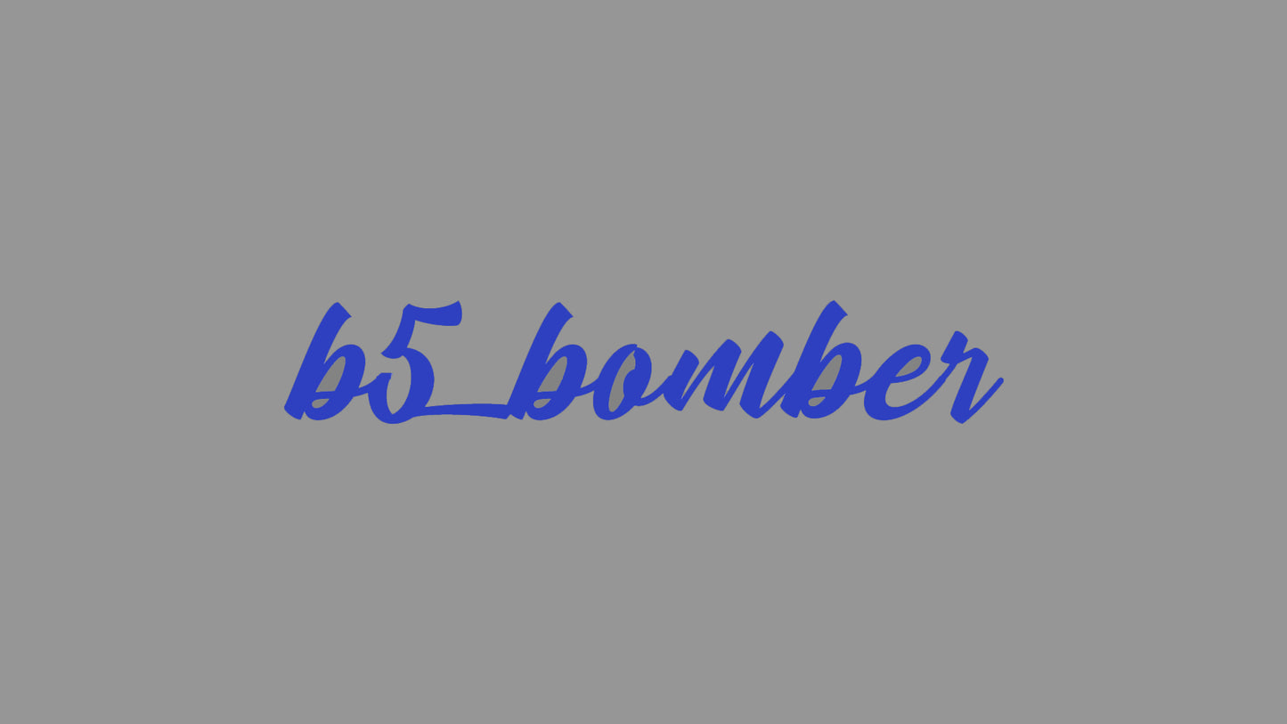 Sticker – b5_bomber