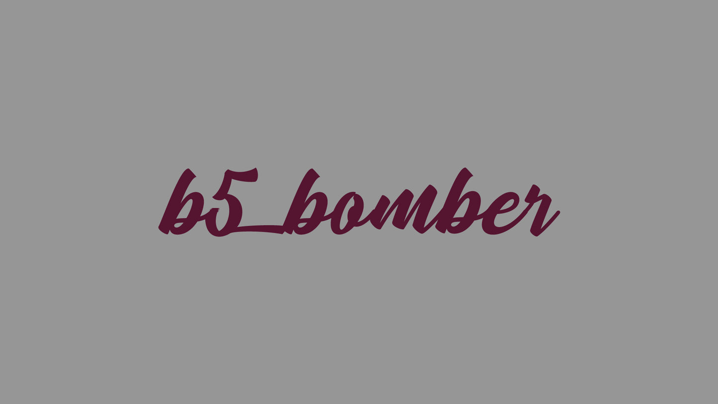 Sticker – b5_bomber