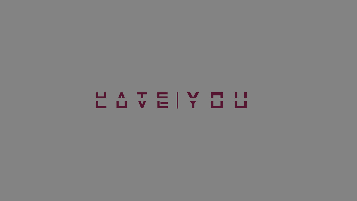 Sticker - Love | Hate
