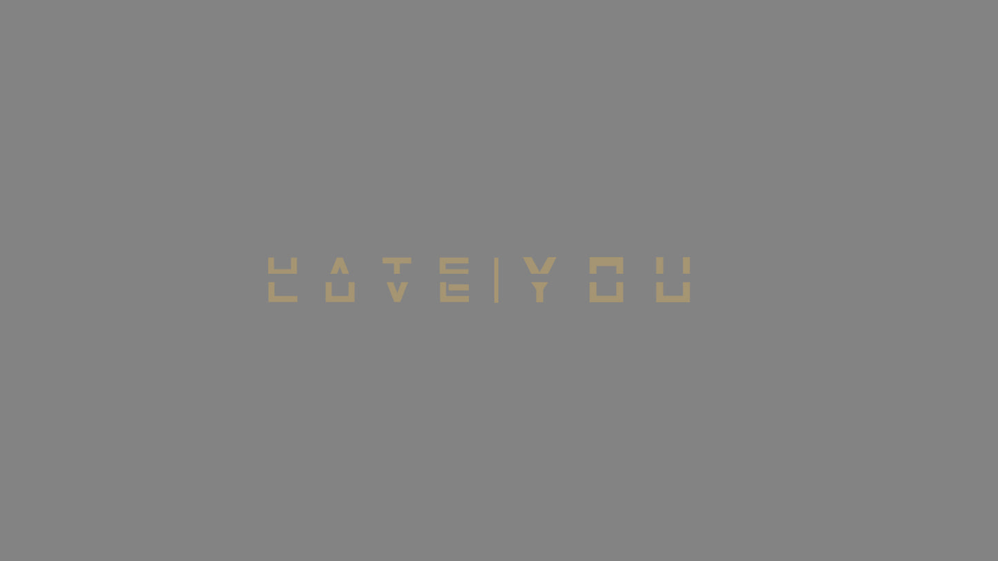 Sticker - Love | Hate