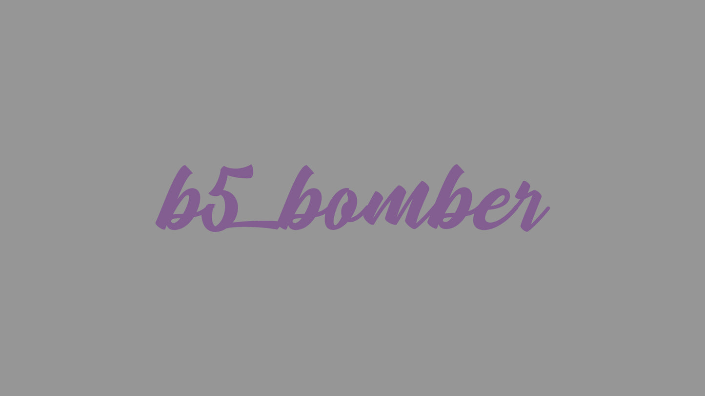 Sticker – b5_bomber