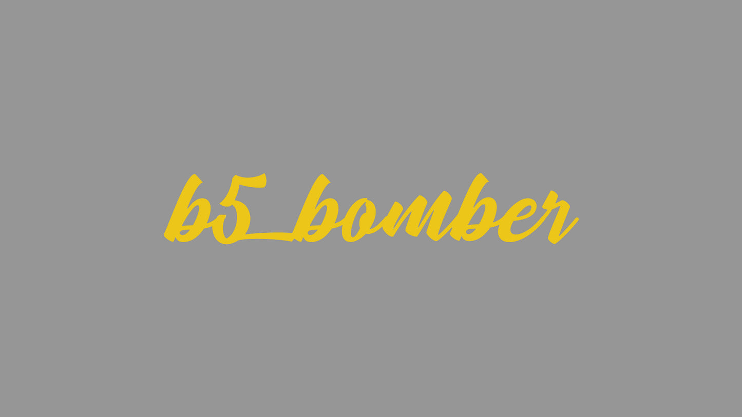 Sticker – b5_bomber