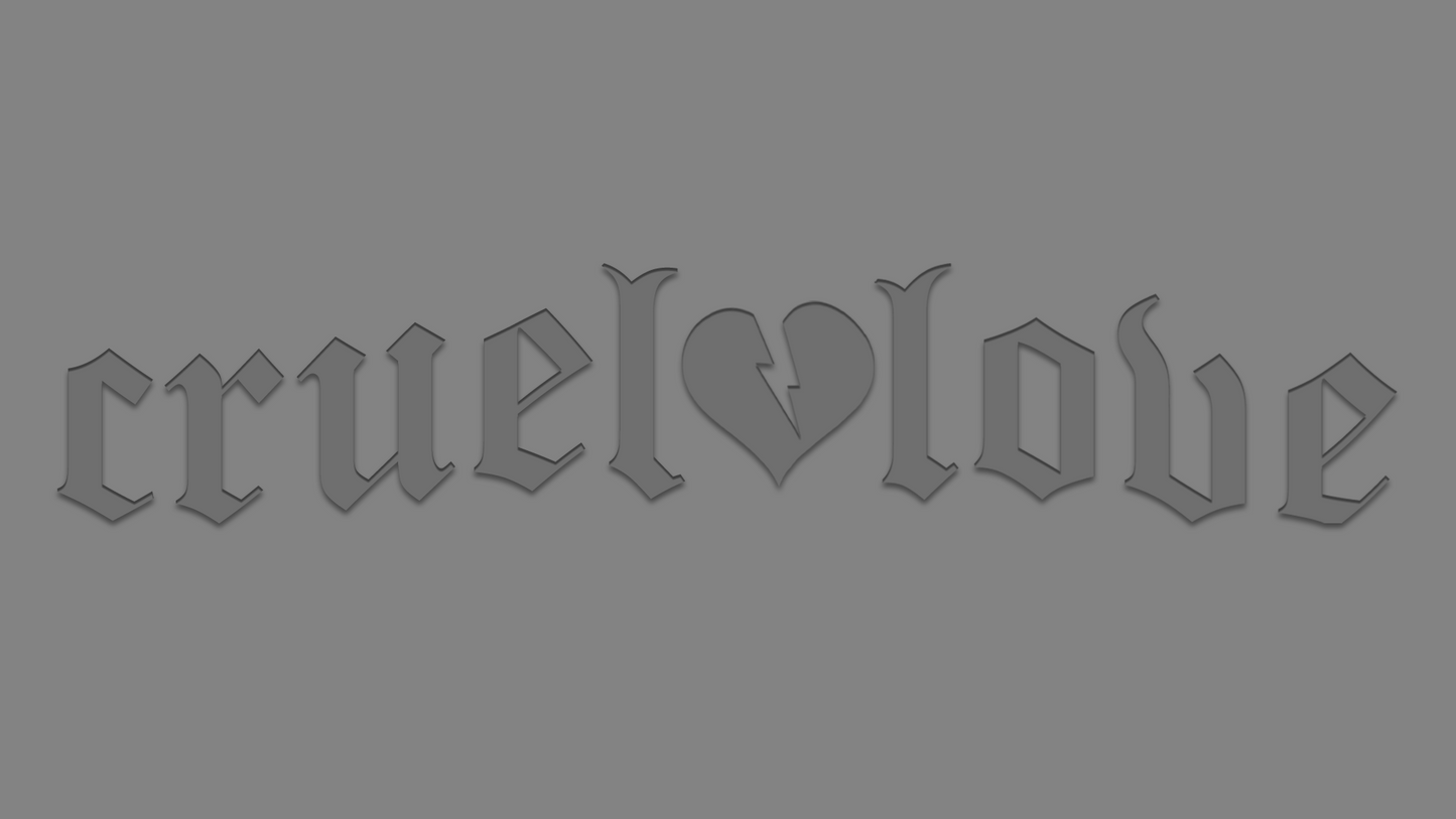Sticker – cruel♥love