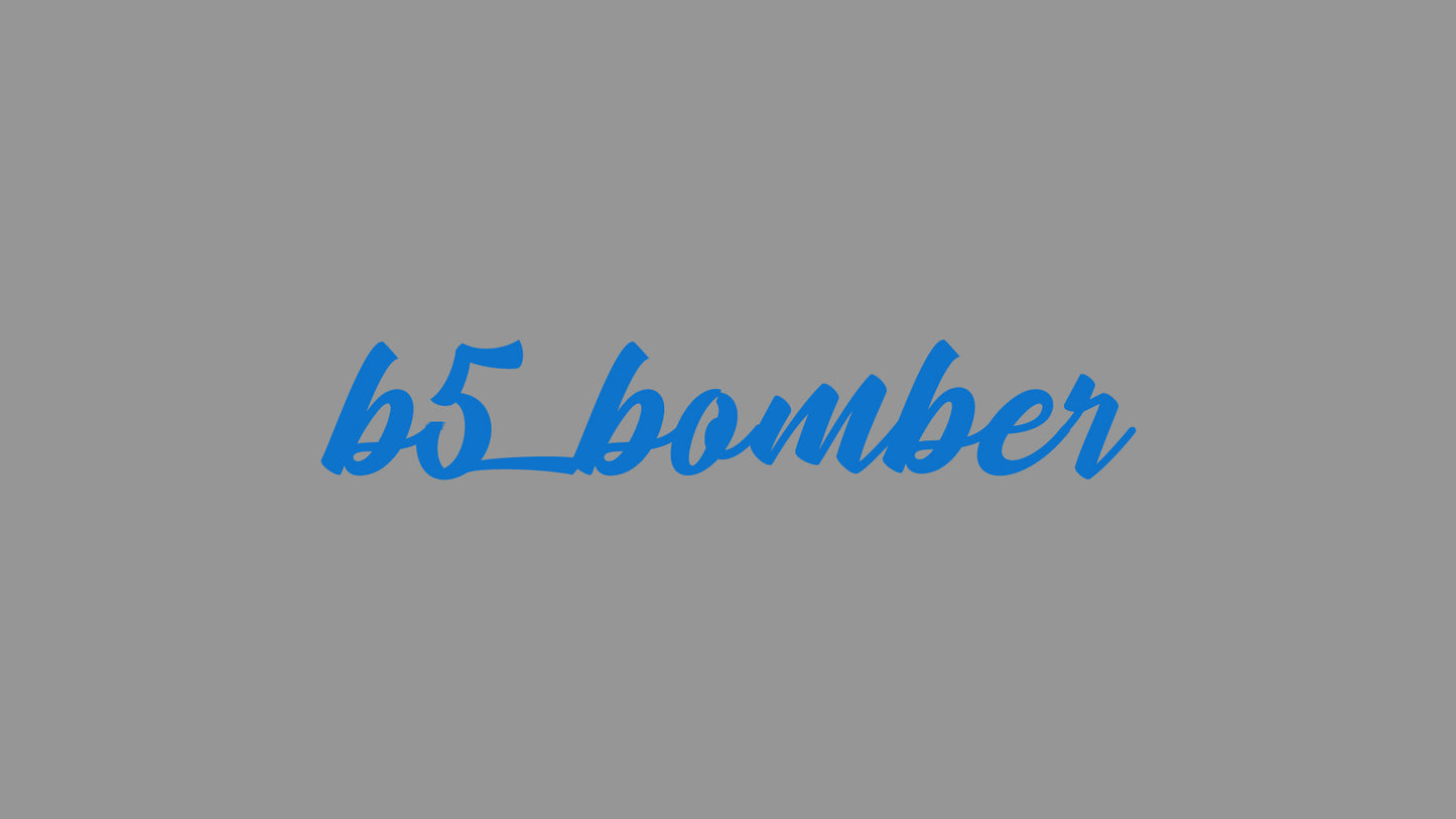 Sticker – b5_bomber