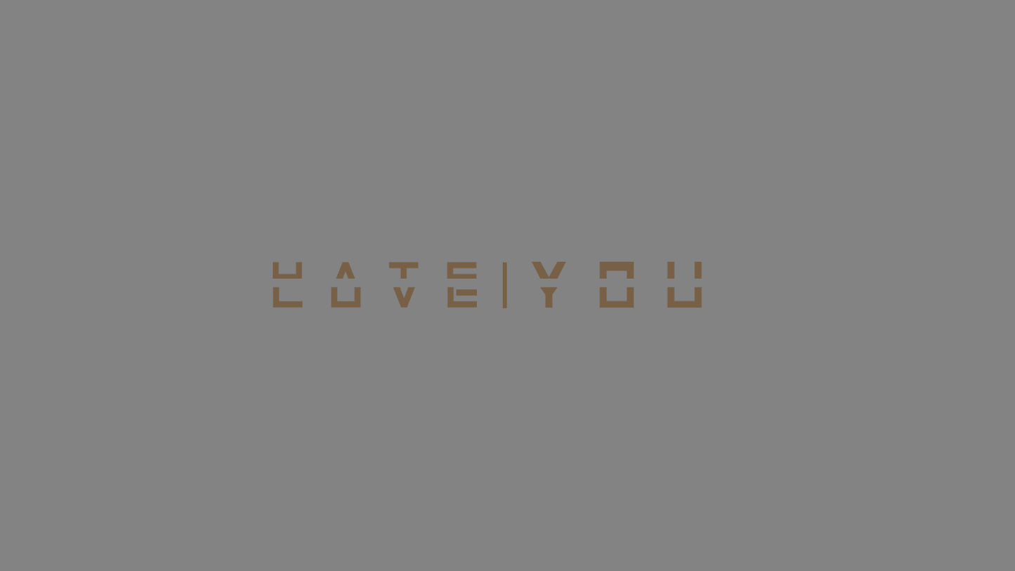 Sticker - Love | Hate
