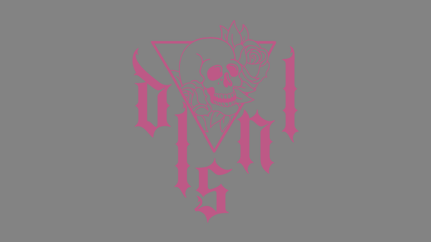 Sticker - dlsnl skull