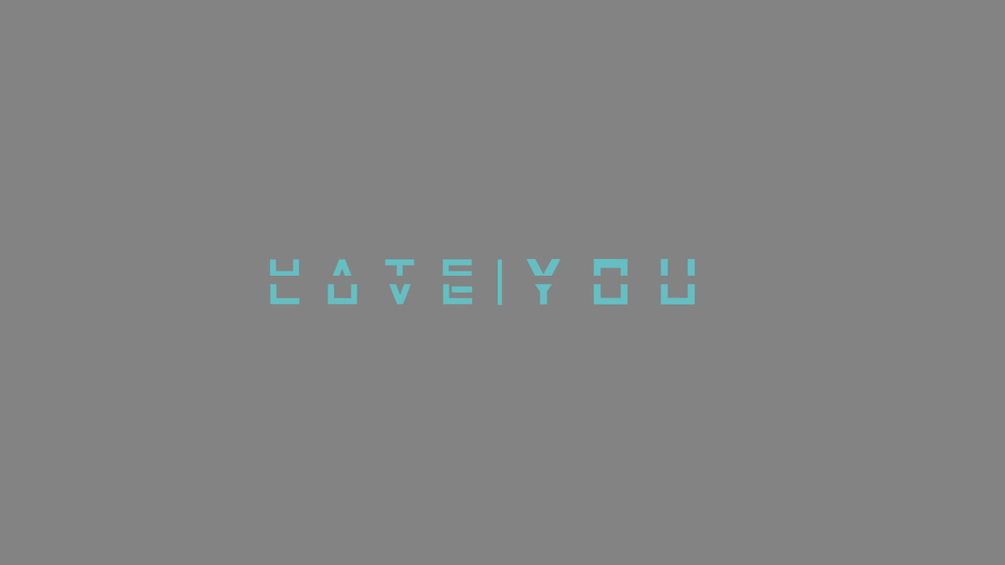 Sticker - Love | Hate