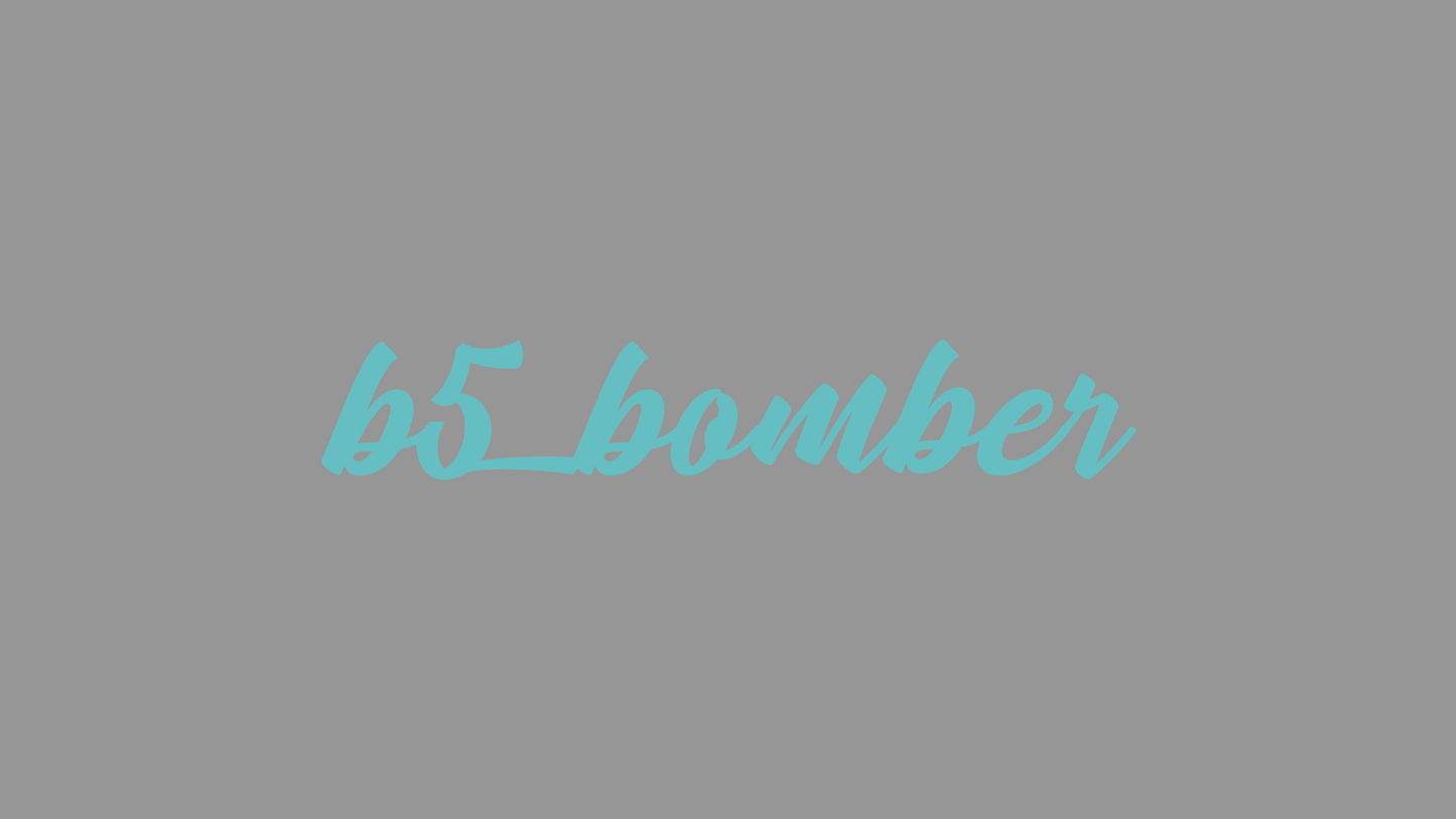 Sticker – b5_bomber