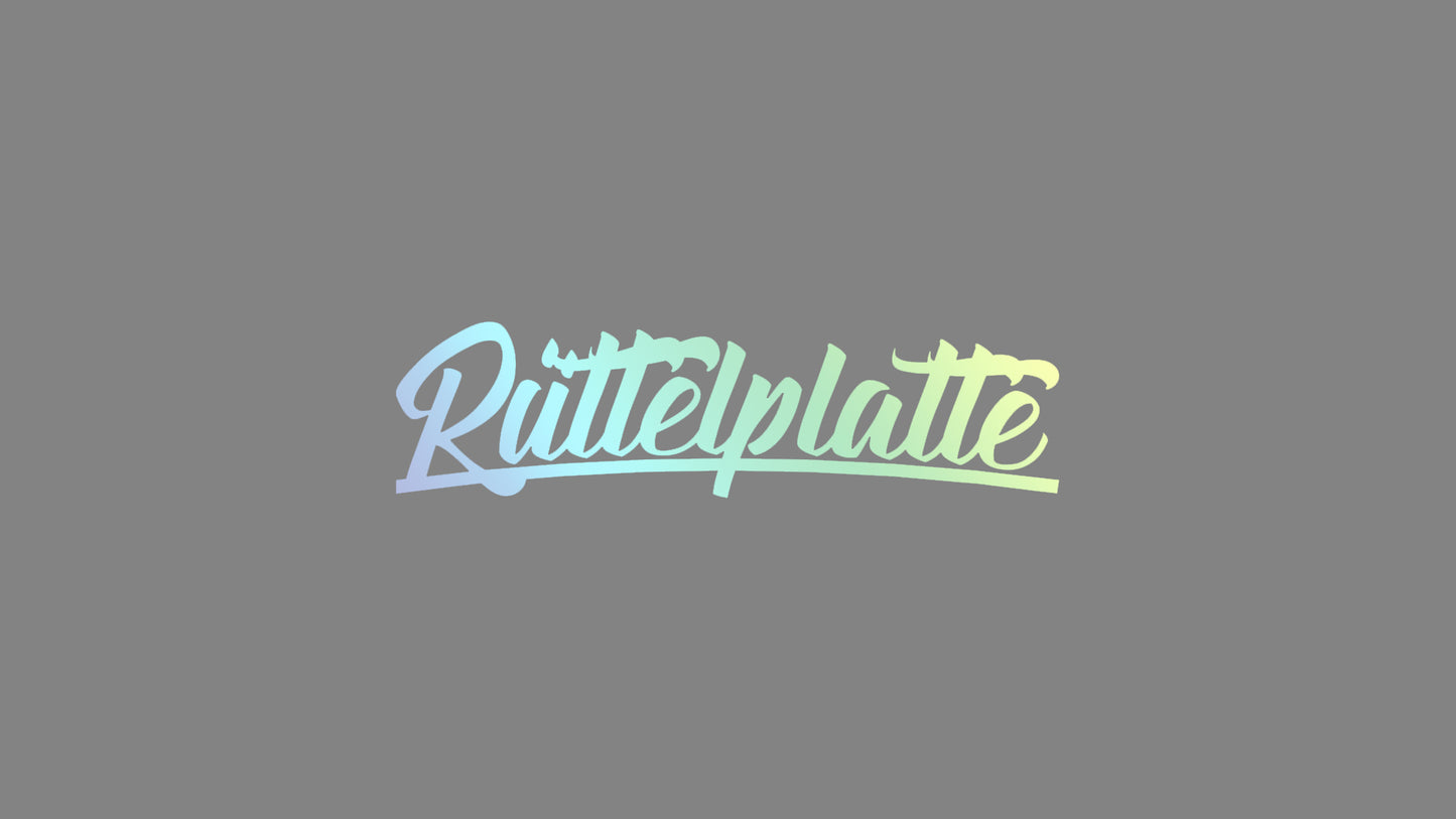 Sticker - Rüttelplatte