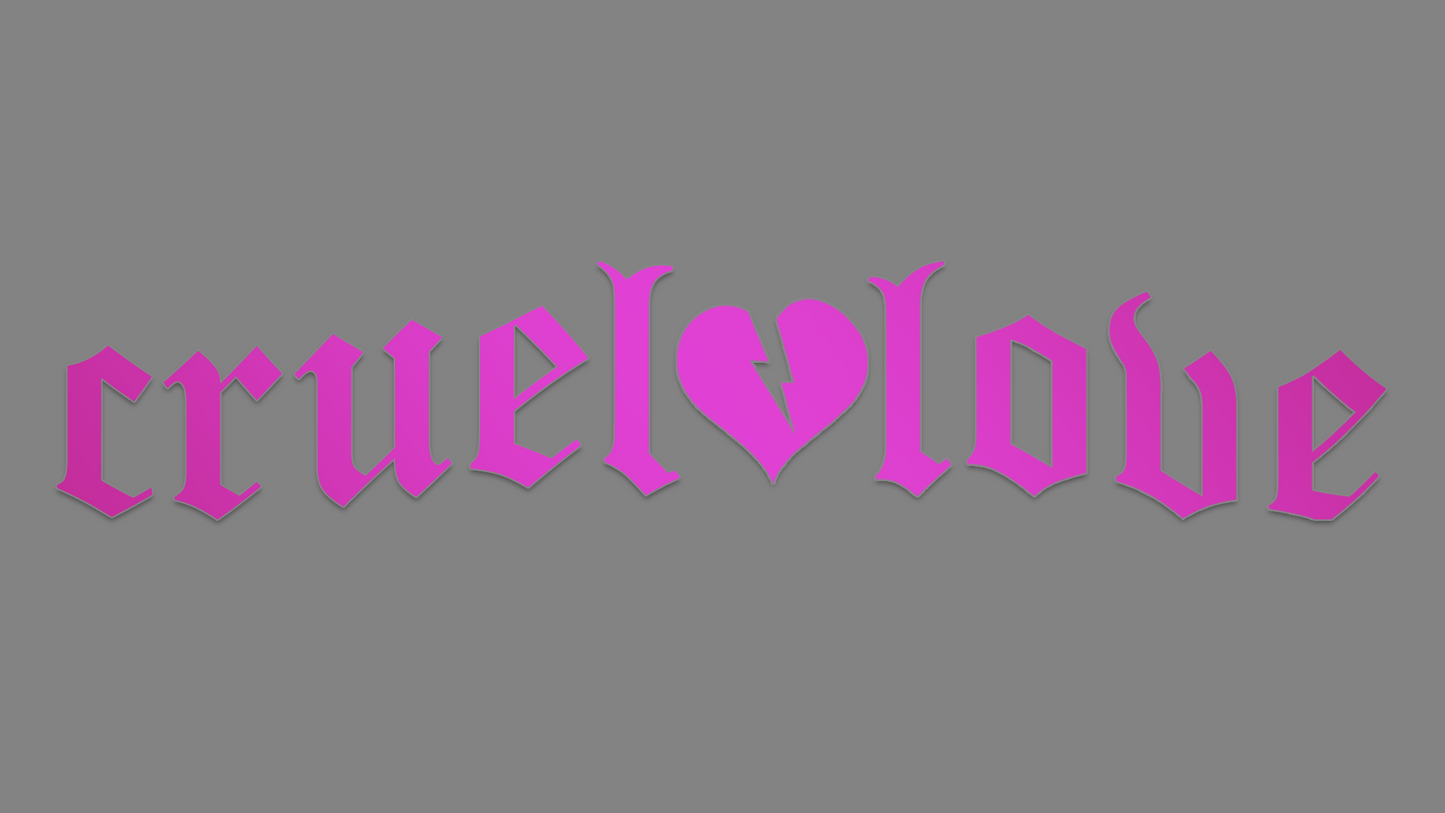 Sticker – cruel♥love