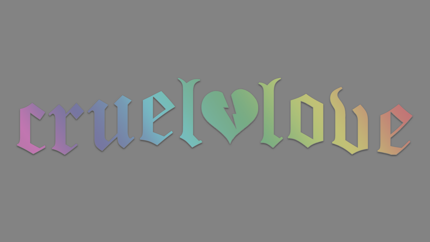 Sticker – cruel♥love