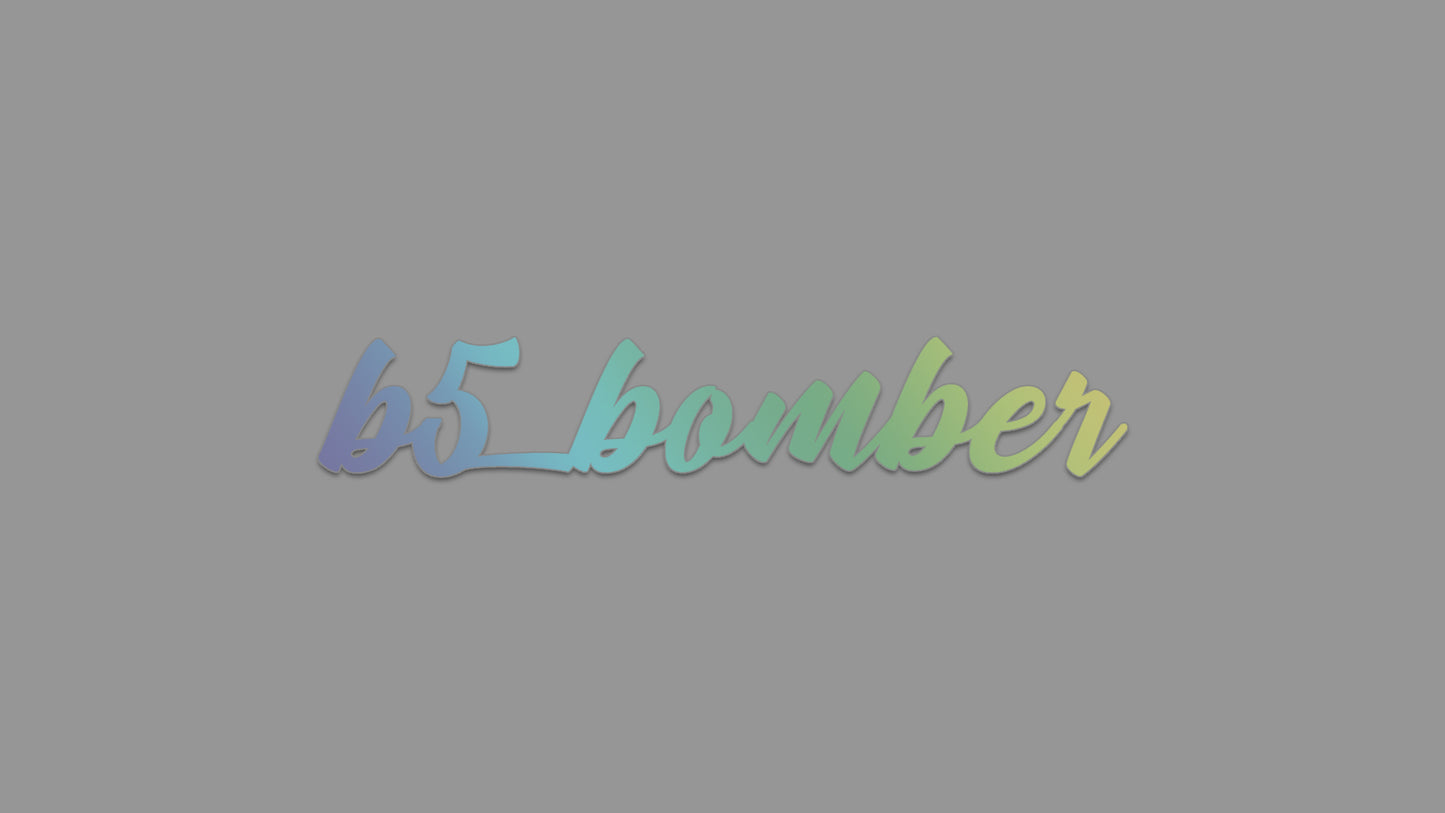 Sticker – b5_bomber