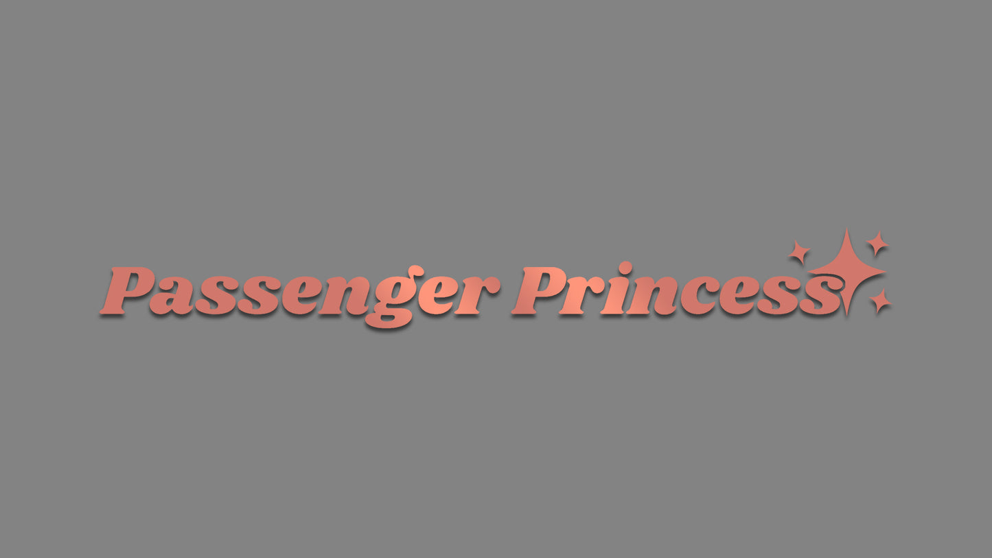 Sticker - passenger princess