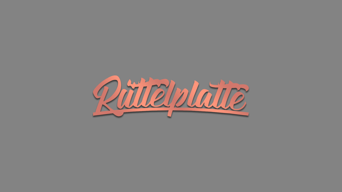 Sticker - Rüttelplatte