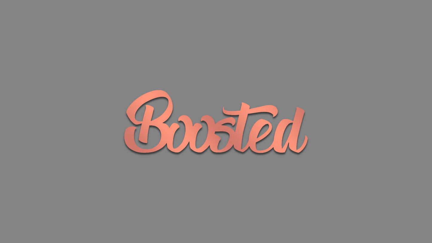 Sticker - boosted