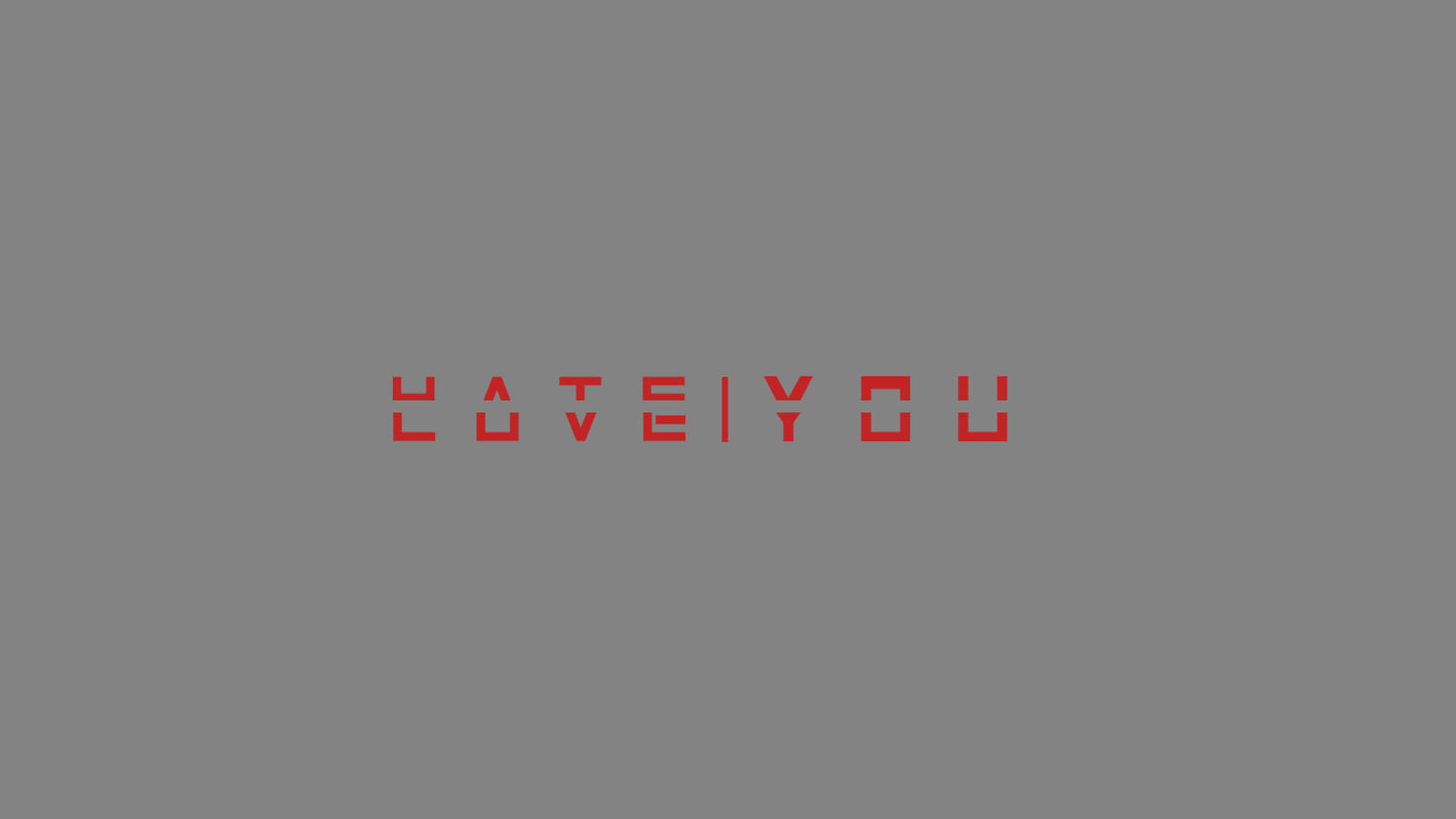 Sticker - Love | Hate