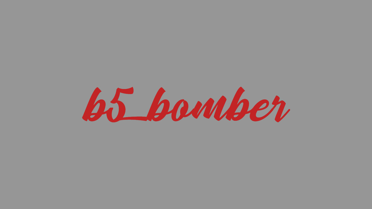 Sticker – b5_bomber
