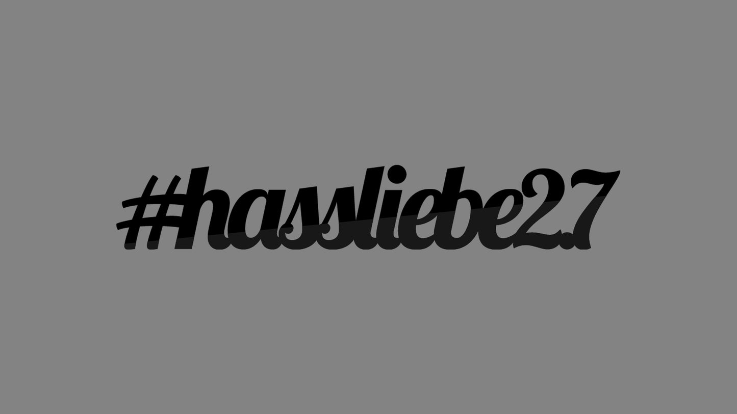 Sticker - #hassliebe2.7