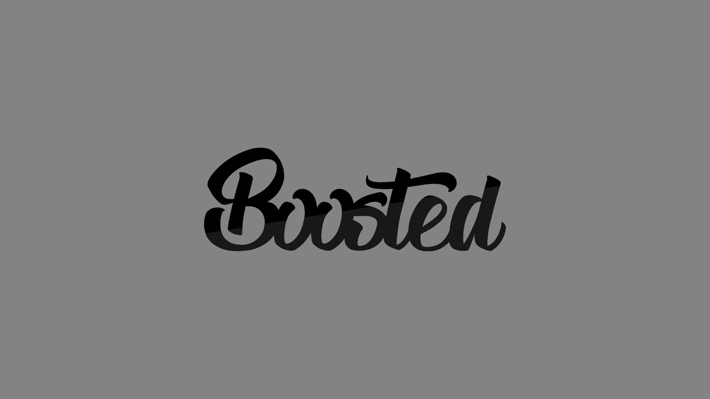 Sticker - boosted