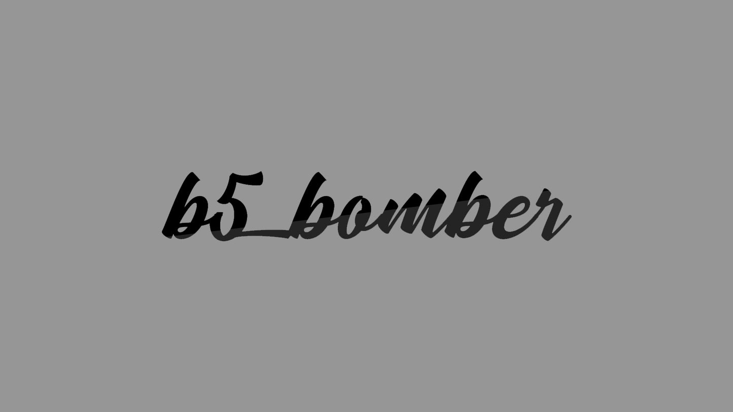 Sticker – b5_bomber