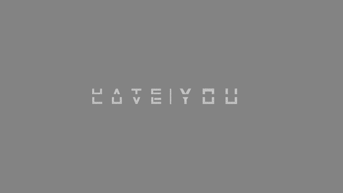 Sticker - Love | Hate