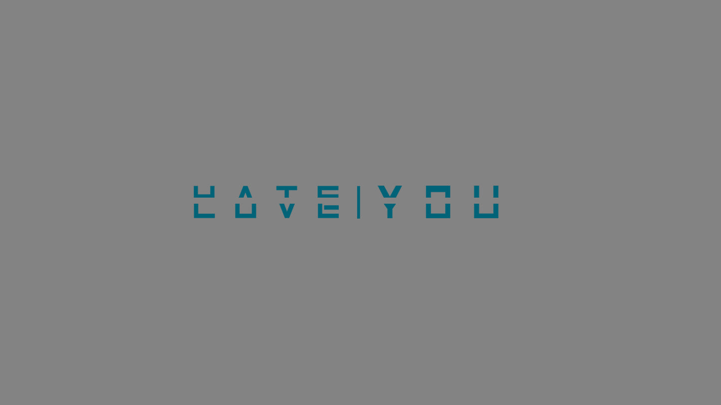 Sticker - Love | Hate