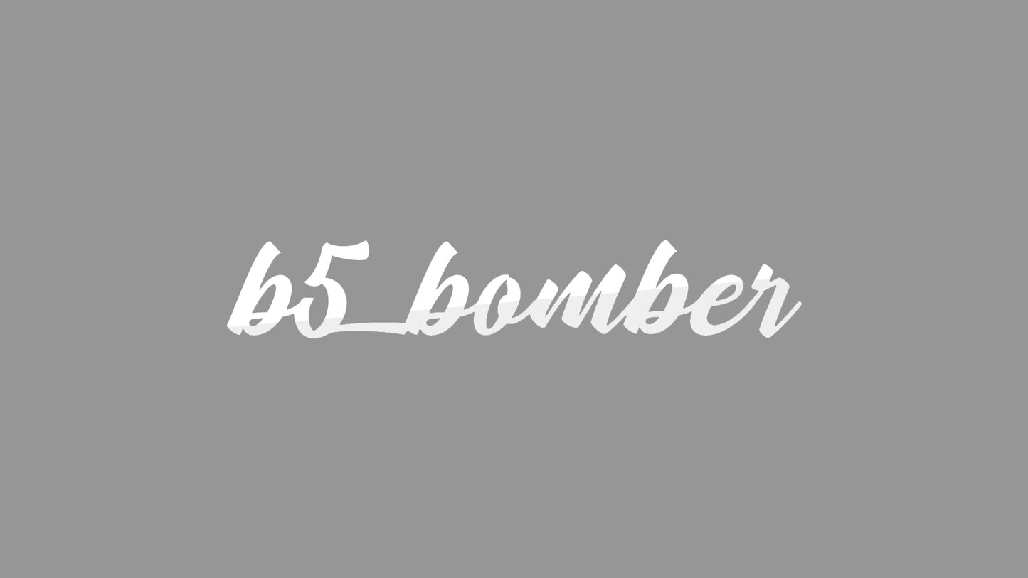 Sticker – b5_bomber