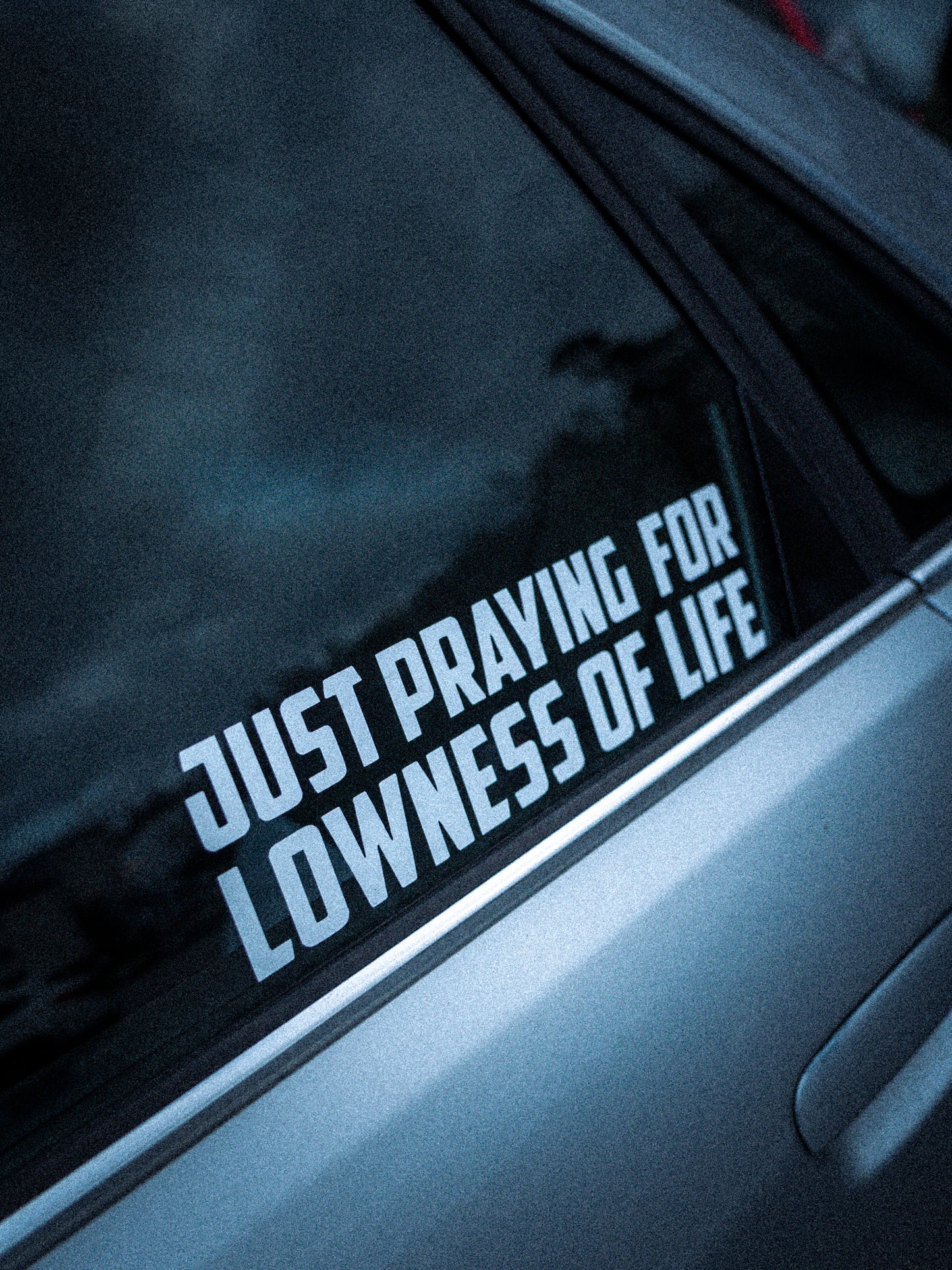 Sticker - praying for lowness of life