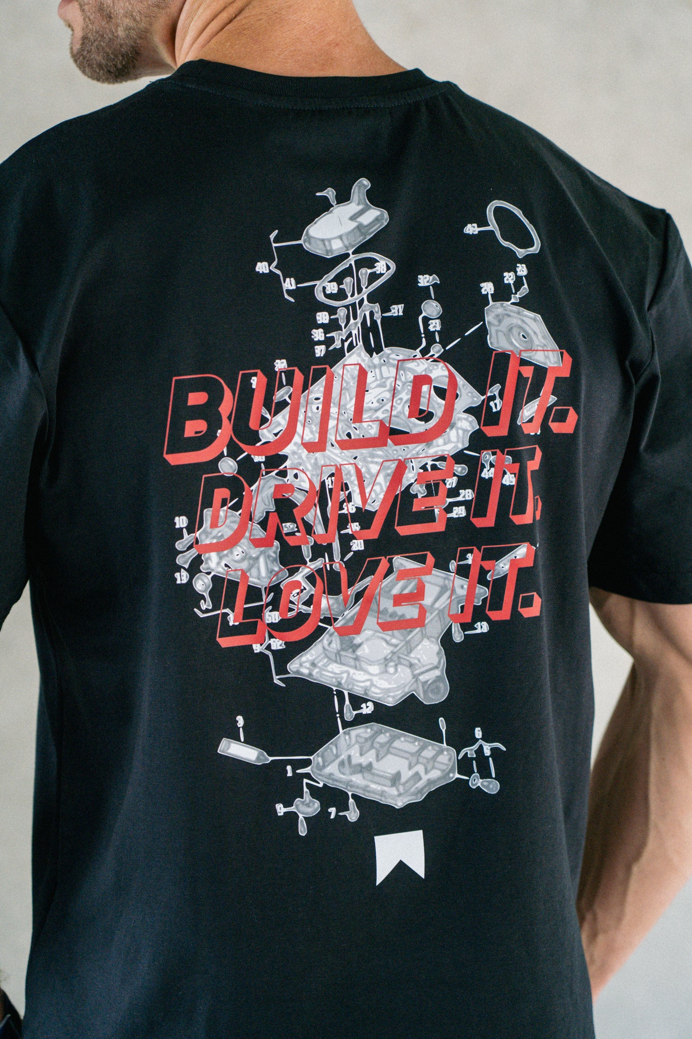 B5 Builds Love shirt für audi B5 Fans - Farbe schwarz