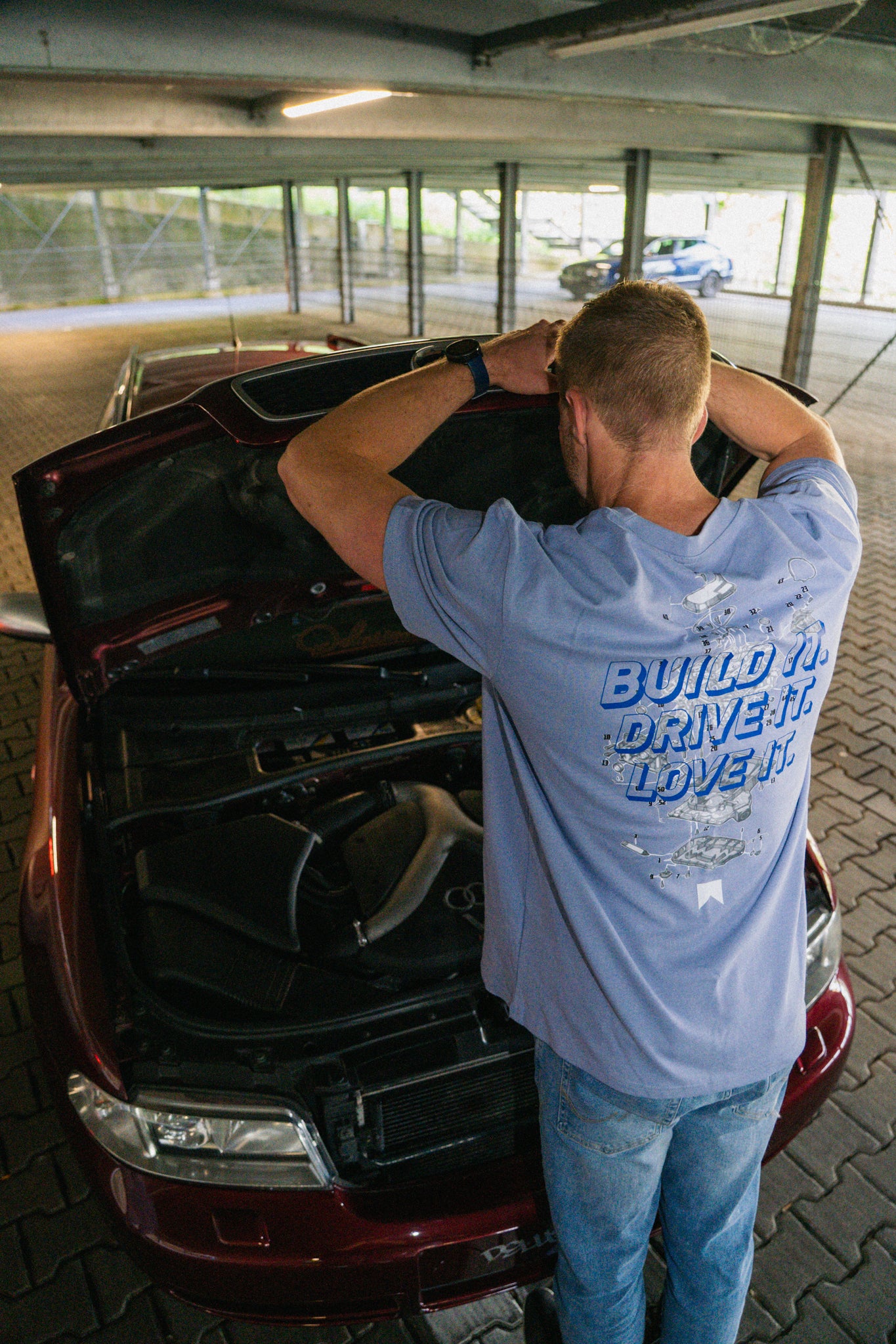 B5 Builds Love shirt für audi B5 Fans - Farbe bau