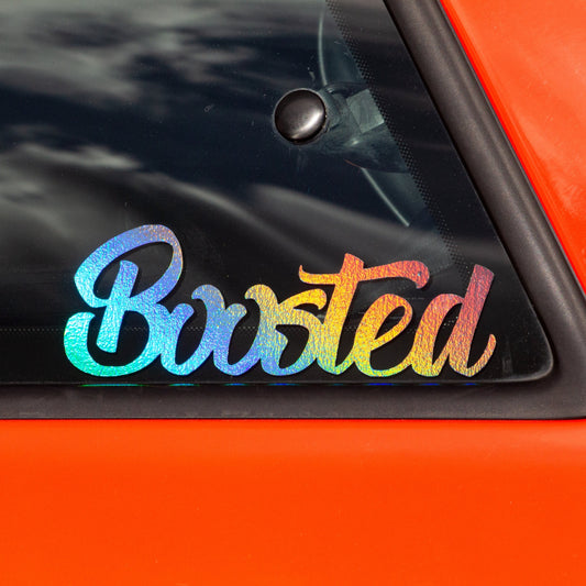 Autosticker – boosted Tuning Autoaufkleber