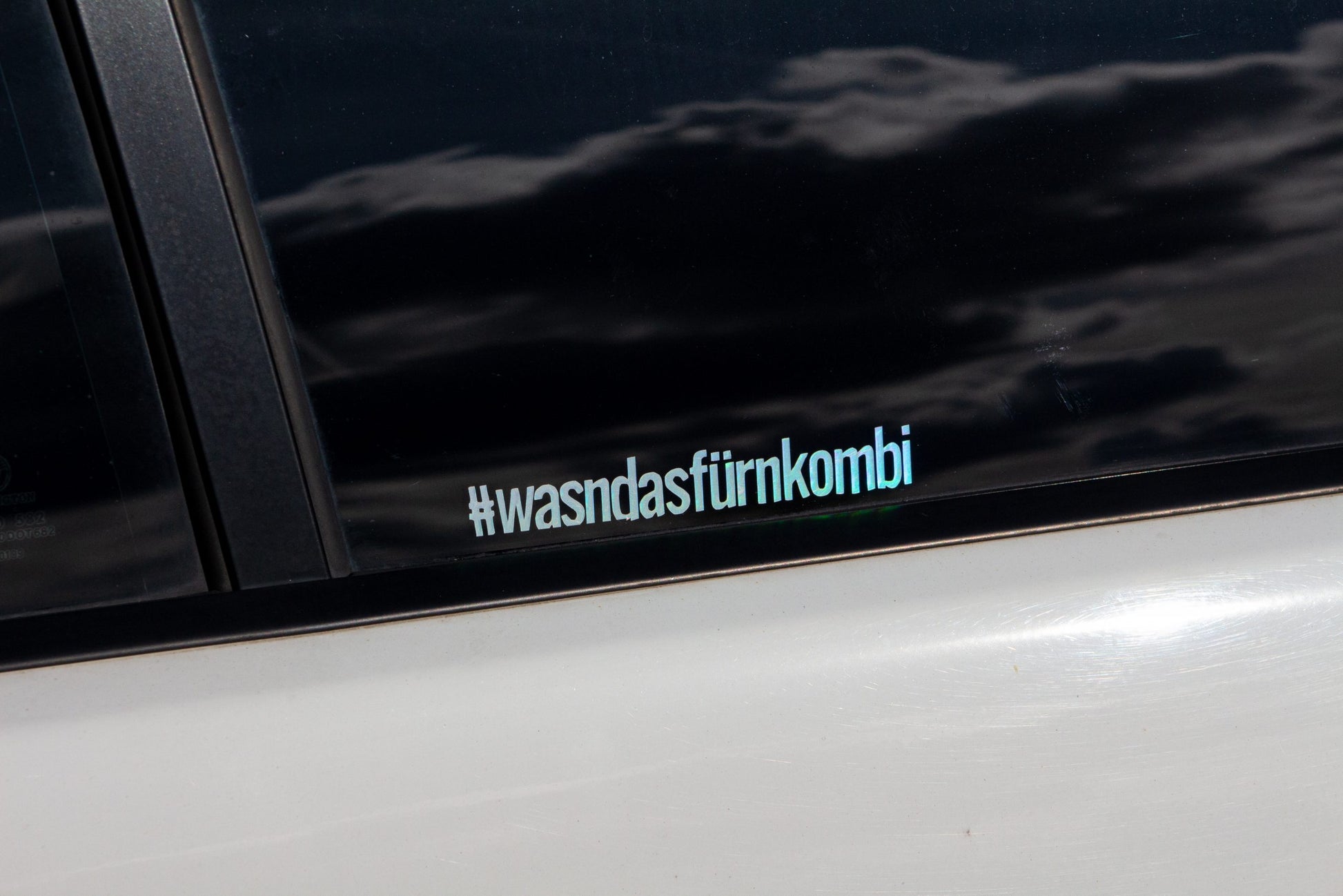 Autoaufkleber - wasndasfürnkombi, Vinylfolie, Car Sticker von B5_Builds