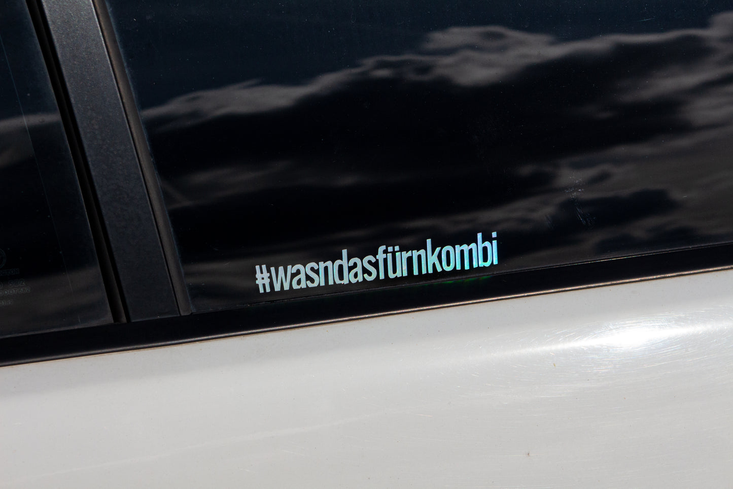 Autoaufkleber - wasndasfürnkombi, Vinylfolie, Car Sticker von B5_Builds