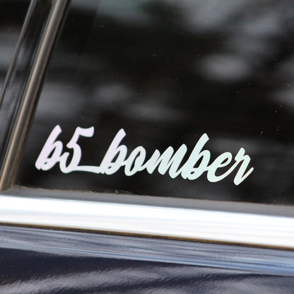 Sticker – b5bomber Tuning Autoaufkleber, Produktbild