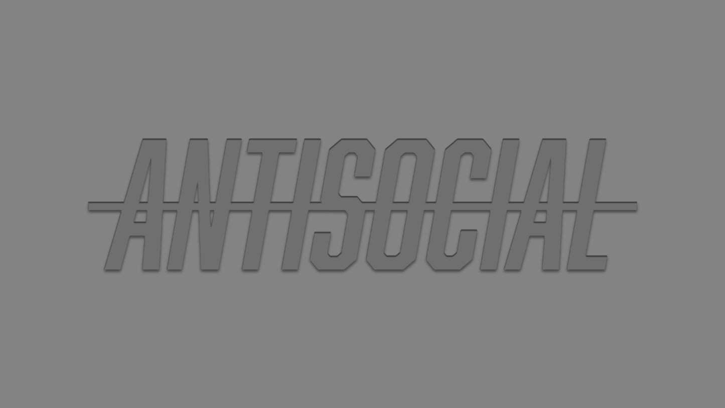 Sticker - antisocial