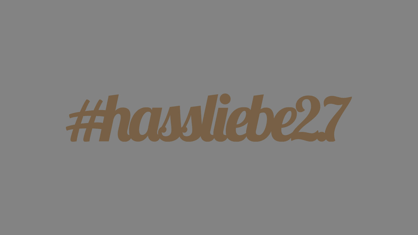 Sticker - #hassliebe2.7