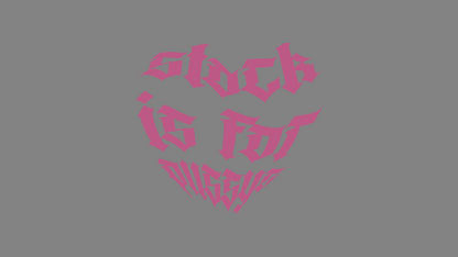 Sticker - stock is for pussys Farbe: Hellrosa