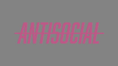 Sticker - antisocial