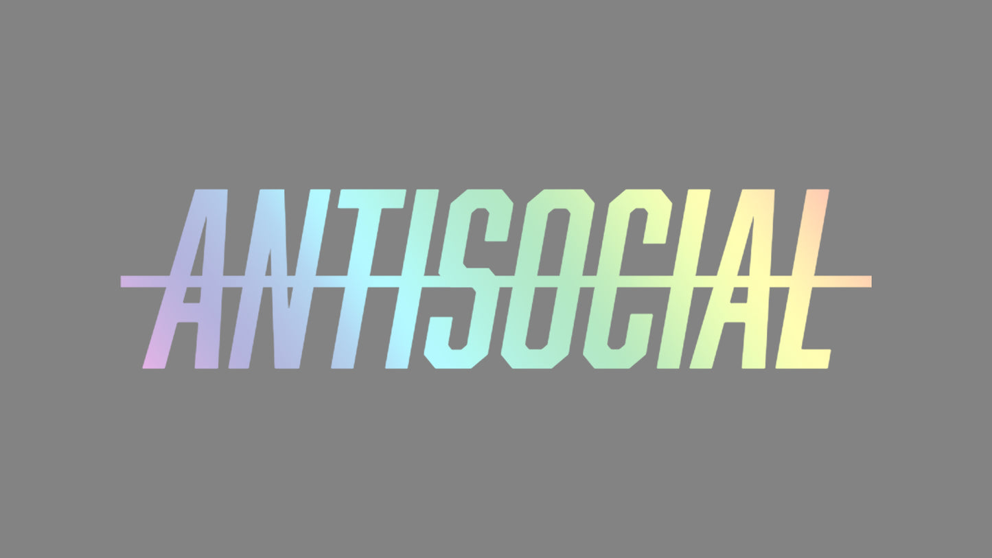 Sticker - antisocial