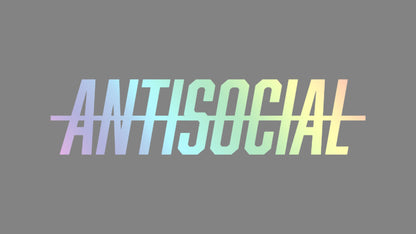 Sticker - antisocial