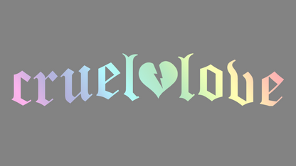 Sticker – cruel♥love