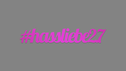 Sticker - #hassliebe2.7