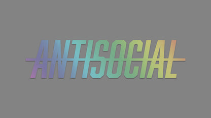 Sticker - antisocial