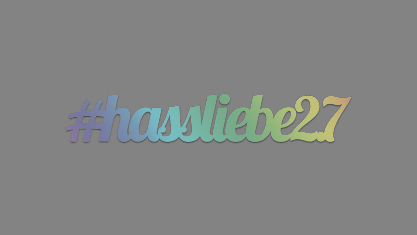 Sticker - #hassliebe2.7