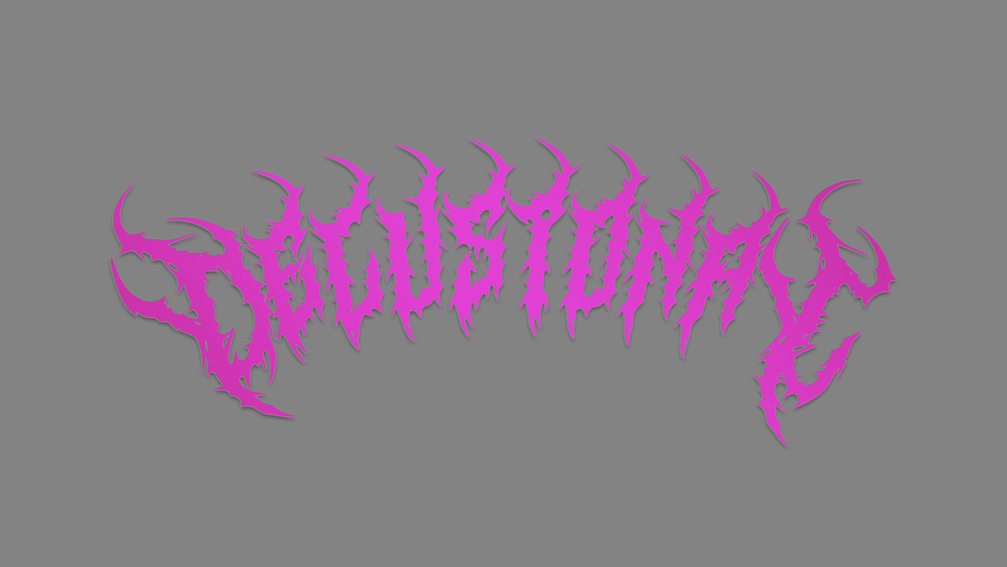 delusional bloodline oilslick lila auf grauem Hintergrund